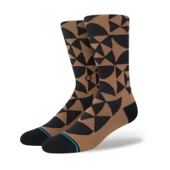 Stance Alter Crew Socks In Brown