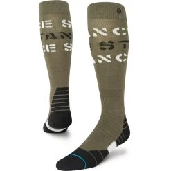 Stance Barracks Snow Socks In Army