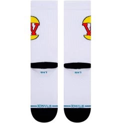 Stance Burgerworld Beavis And Butt-Head Crew Socks In White 7 Stance Burgerworld Beavis And Butt-Head Crew Socks In White -Stance stance beavis and butt head burgerworld crew socks white a556d21bur wht b2 i696dtokghydxjjl