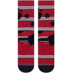 Stance Berner Crew Socks In Burgundy -Stance stance berner crew socks burgundy m558a20ber bur b2 dgrmlq4ewpu12nlt