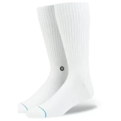 Stance Bombers Crew Socks In White