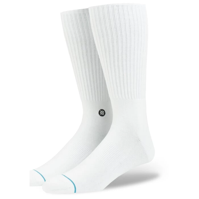 Stance Bombers Crew Socks In White 3 Stance Bombers Crew Socks In White