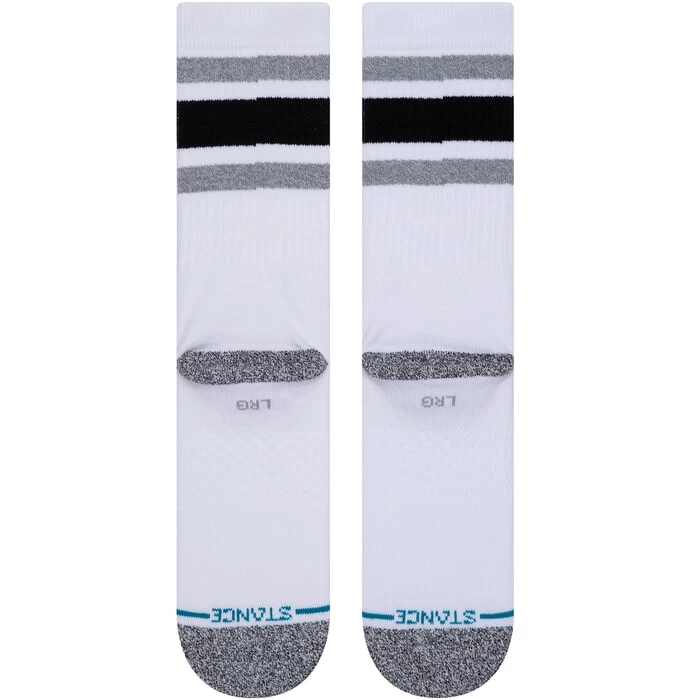 Stance Boyd Crew Socks In White 5 Stance Boyd Crew Socks In White - Image 3