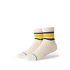 Stance Boyd Quarter Crew Socks In Cream