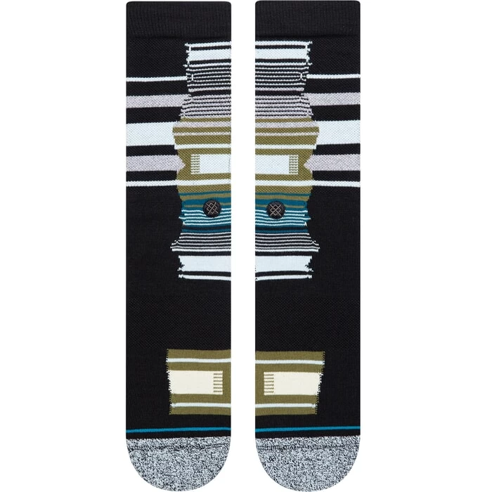 Stance Breaking Up Crew Socks In Black 4 Stance Breaking Up Crew Socks In Black - Image 2