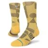 Stance Building Crew Socks In Gold