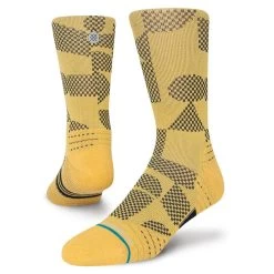Stance Building Crew Socks In Gold