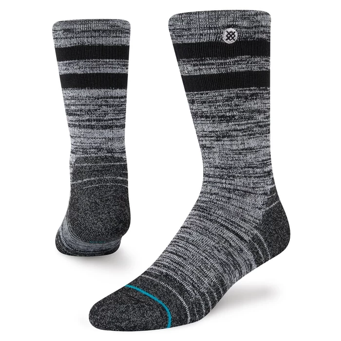 Stance Campers Hike Crew Socks In Black 3 Stance Campers Hike Crew Socks In Black