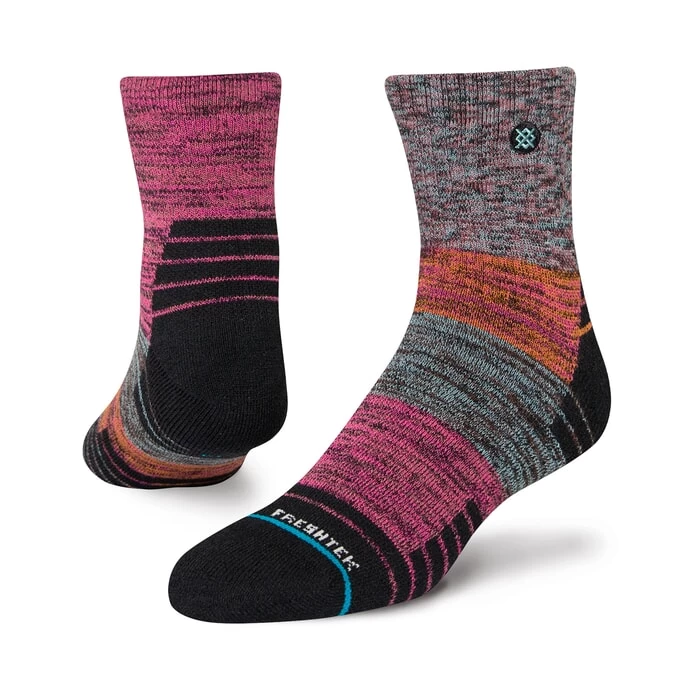 Stance Crossing Paths Qtr Ankle Socks In Multi 3 Stance Crossing Paths Qtr Ankle Socks In Multi