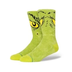 Stance Da Da Dagrinch The Grinch Crew Socks In Green