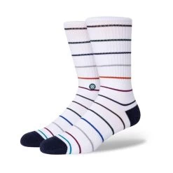 Stance Dan Crew Socks In White