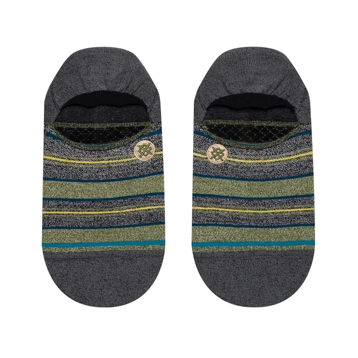 Stance Defeat No Show Socks In Green 4 Stance Defeat No Show Socks In Green - Image 2