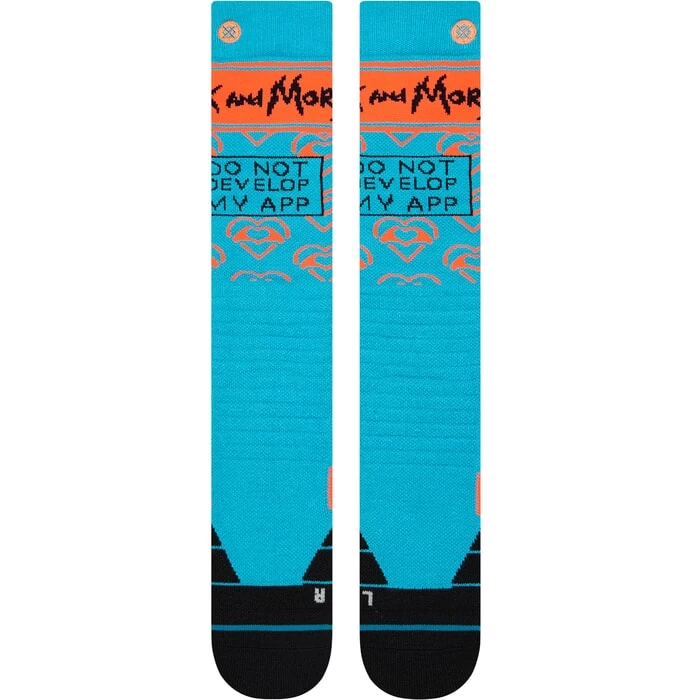 Stance Develop Rick And Morty Snow Socks In Blue 4 Stance Develop Rick And Morty Snow Socks In Blue - Image 2