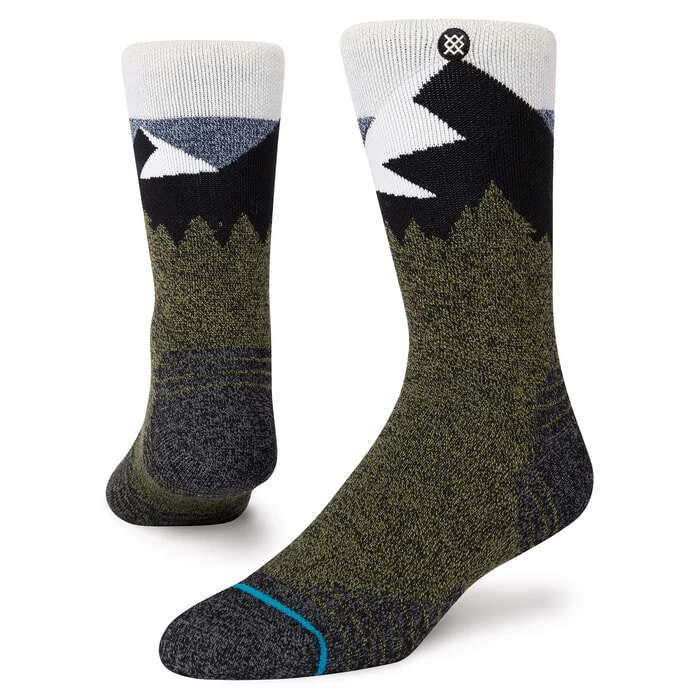 Stance Divided Hike Crew Socks In Blue 3 Stance Divided Hike Crew Socks In Blue