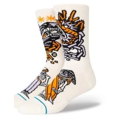 Stance DJ Clash DJ Javier Crew Socks In Off White