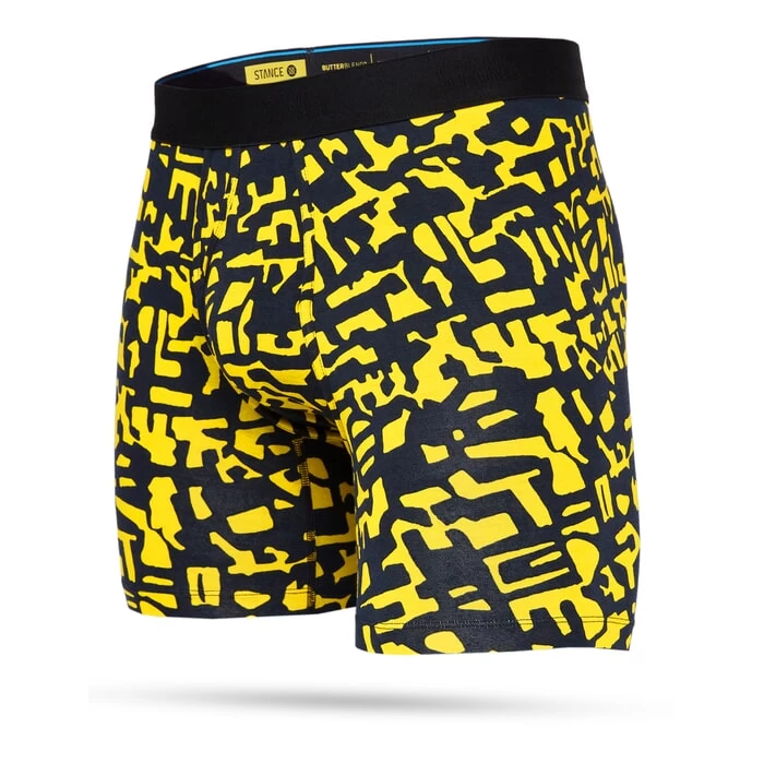 Stance Engraved Boxer Briefs In Yellow 3 Stance Engraved Boxer Briefs In Yellow