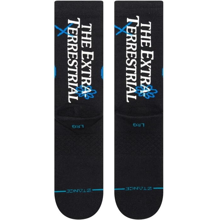 Stance Extra Terrestrial Crew Socks In Black 5 Stance Extra Terrestrial Crew Socks In Black - Image 3