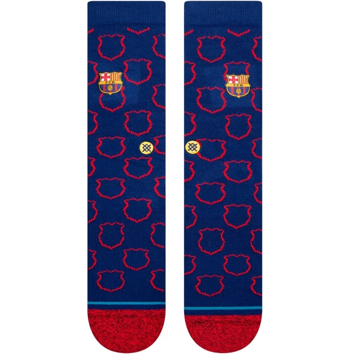 Stance Crest FC Barcelona Crew Socks In Navy 4 Stance Crest FC Barcelona Crew Socks In Navy - Image 2