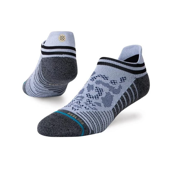 Stance Feline Tab No Show Socks In Grey 3 Stance Feline Tab No Show Socks In Grey