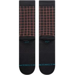 Stance Flynn Crew Socks In Black -Stance stance flynn crew socks black a556c23fly blk b2 8kewtc3miadvwwzq