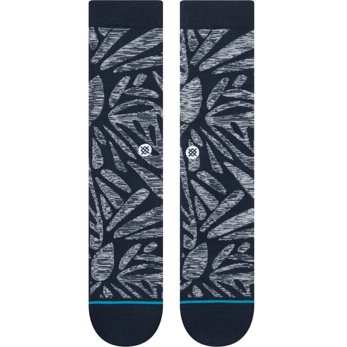 Stance Fractals Crew Socks In Navy 4 Stance Fractals Crew Socks In Navy - Image 2