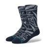 Stance Fractals Crew Socks In Navy