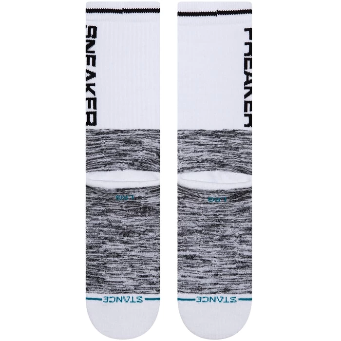 Stance Freaker Sneaker Freaker Crew Socks In White 5 Stance Freaker Sneaker Freaker Crew Socks In White - Image 3