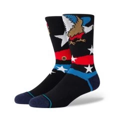 Stance Freedom Strike Crew Socks In Black