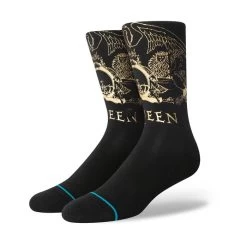 Stance Golden Queen Crew Socks In Black