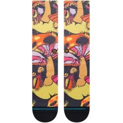 Stance Gooey Crew Socks In Black -Stance stance gooey crew socks black a555c22goo blk b1 7mpwhn1yumtmtqyo