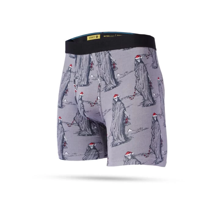 Stance Happy Holideath Boxer Briefs In Grey 3 Stance Happy Holideath Boxer Briefs In Grey