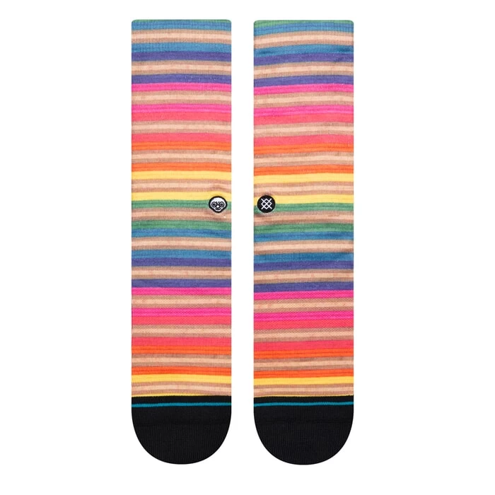 Stance Haroshi Stripe Haroshi Crew Socks In Multi 4 Stance Haroshi Stripe Haroshi Crew Socks In Multi - Image 2