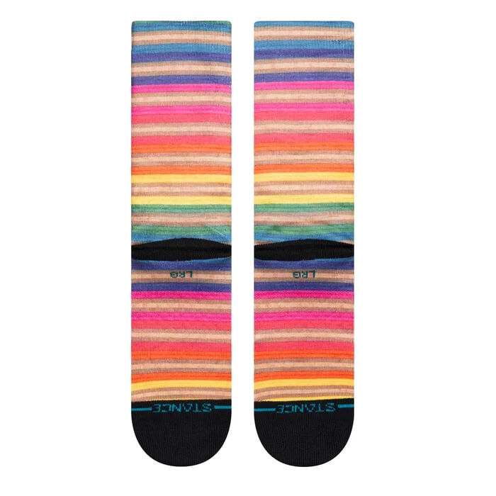 Stance Haroshi Stripe Haroshi Crew Socks In Multi 5 Stance Haroshi Stripe Haroshi Crew Socks In Multi - Image 3