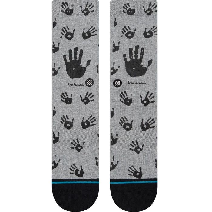 Stance House Of Mandela Crew Socks In Grey 4 Stance House Of Mandela Crew Socks In Grey - Image 2