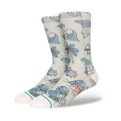 Stance Hunger Crew Socks In Sage