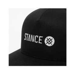 Stance Icon Snapback Curved Peak Cap In Black -Stance stance icon snapback curved peak cap black a304d21ico blk b3 rybwcnv3up1ir4xy