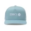 Stance Icon Snapback Curved Peak Cap In Teal