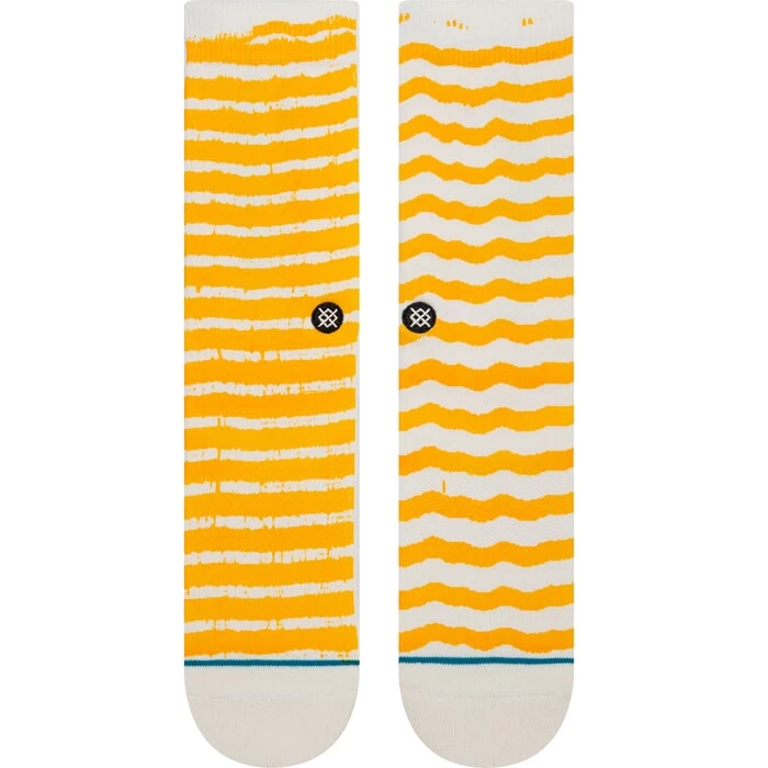 Stance Im Lost B. Thom Stevenson Crew Socks In Off White 4 Stance Im Lost B. Thom Stevenson Crew Socks In Off White - Image 2