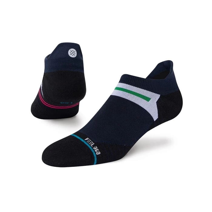 Stance Interim No Show Socks In Navy 3 Stance Interim No Show Socks In Navy
