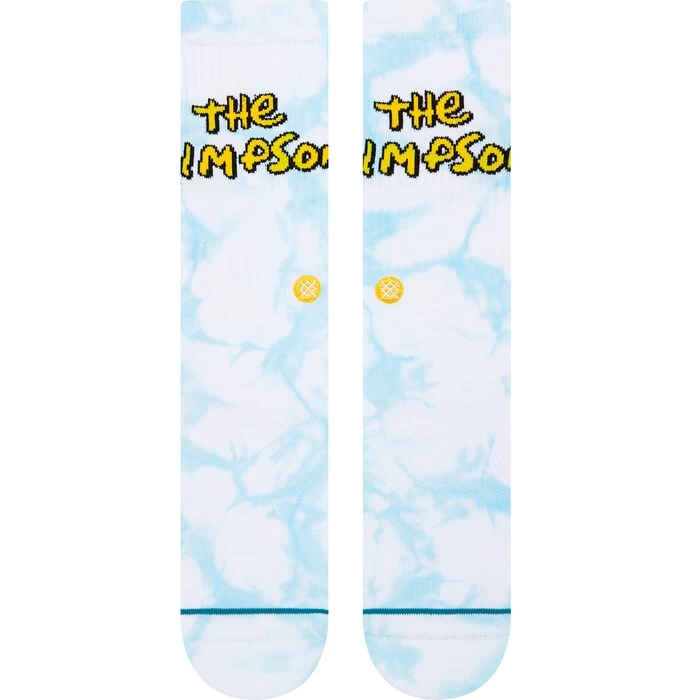 Stance Intro The Simpsons Crew Socks In White 4 Stance Intro The Simpsons Crew Socks In White - Image 2