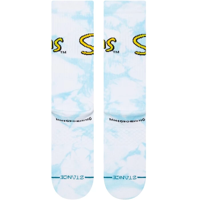 Stance Intro The Simpsons Crew Socks In White 5 Stance Intro The Simpsons Crew Socks In White - Image 3