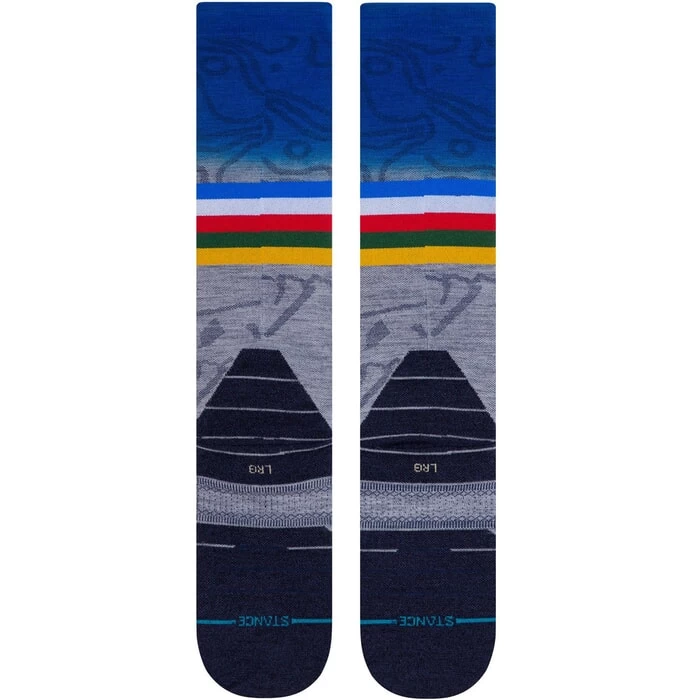 Stance JC 2 Jimmy Chin Snow Socks In Grey 5 Stance JC 2 Jimmy Chin Snow Socks In Grey - Image 3