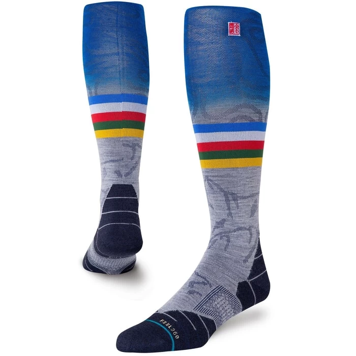 Stance JC 2 Jimmy Chin Snow Socks In Grey 3 Stance JC 2 Jimmy Chin Snow Socks In Grey