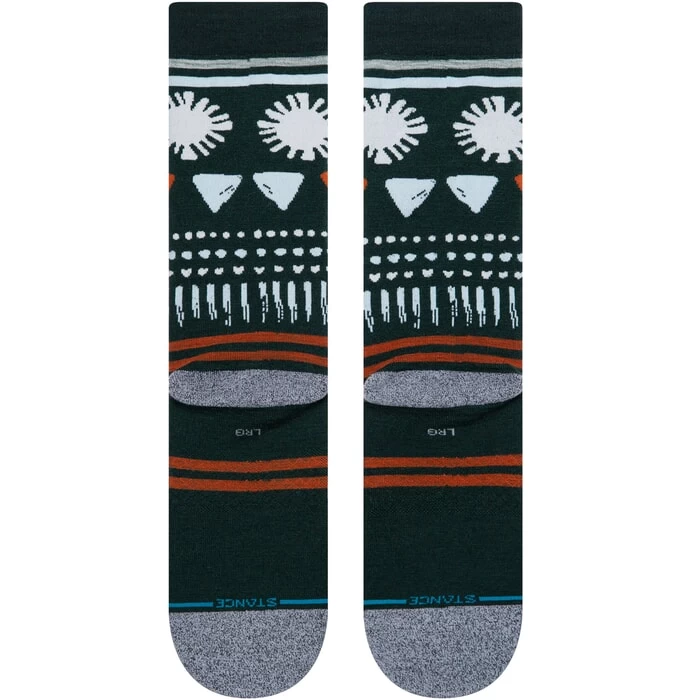 Stance Kirkja Crew Socks In Green 5 Stance Kirkja Crew Socks In Green - Image 3