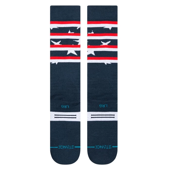 Stance Land Of The Free Snow Socks In Navy 8 Stance Land Of The Free Snow Socks In Navy - Image 6
