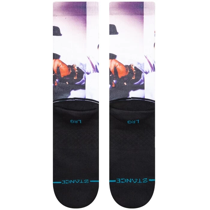 Stance Makaveli Tupac Crew Socks In Black 5 Stance Makaveli Tupac Crew Socks In Black - Image 3