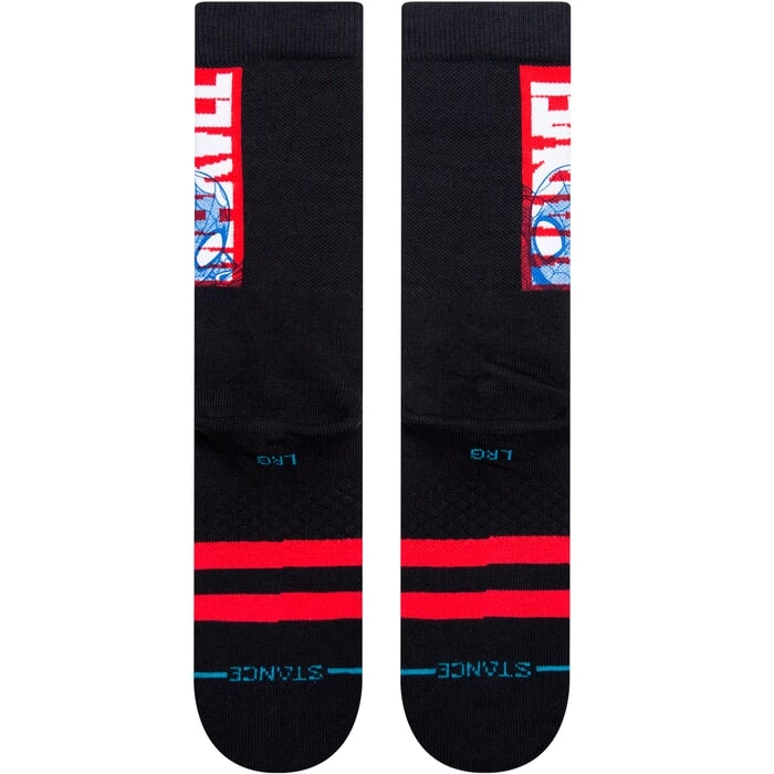 Stance The Kid Marvel Crew Socks In Black 5 Stance The Kid Marvel Crew Socks In Black - Image 3