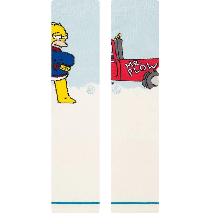 Stance Mr Plow The Simpsons Crew Socks In Light Blue 4 Stance Mr Plow The Simpsons Crew Socks In Light Blue - Image 2