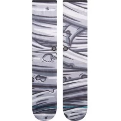 Stance Mummy B Crew Socks In Grey -Stance stance mummy b crew socks grey a555c23mub gry b1 2owea9blvkrum6nd