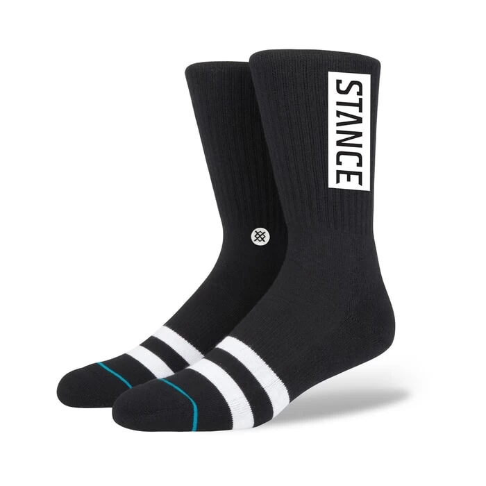 Stance OG Crew Socks In Black 3 Stance OG Crew Socks In Black